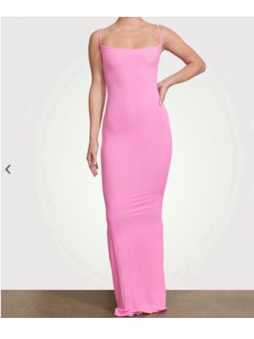 NWT Skims Soft Lounge Long Slip Dress in Bubble Gum Pink XL RARE